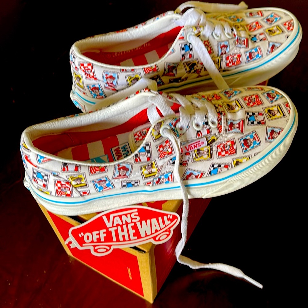 Kids Vans limited edition Where’s Waldo shoes